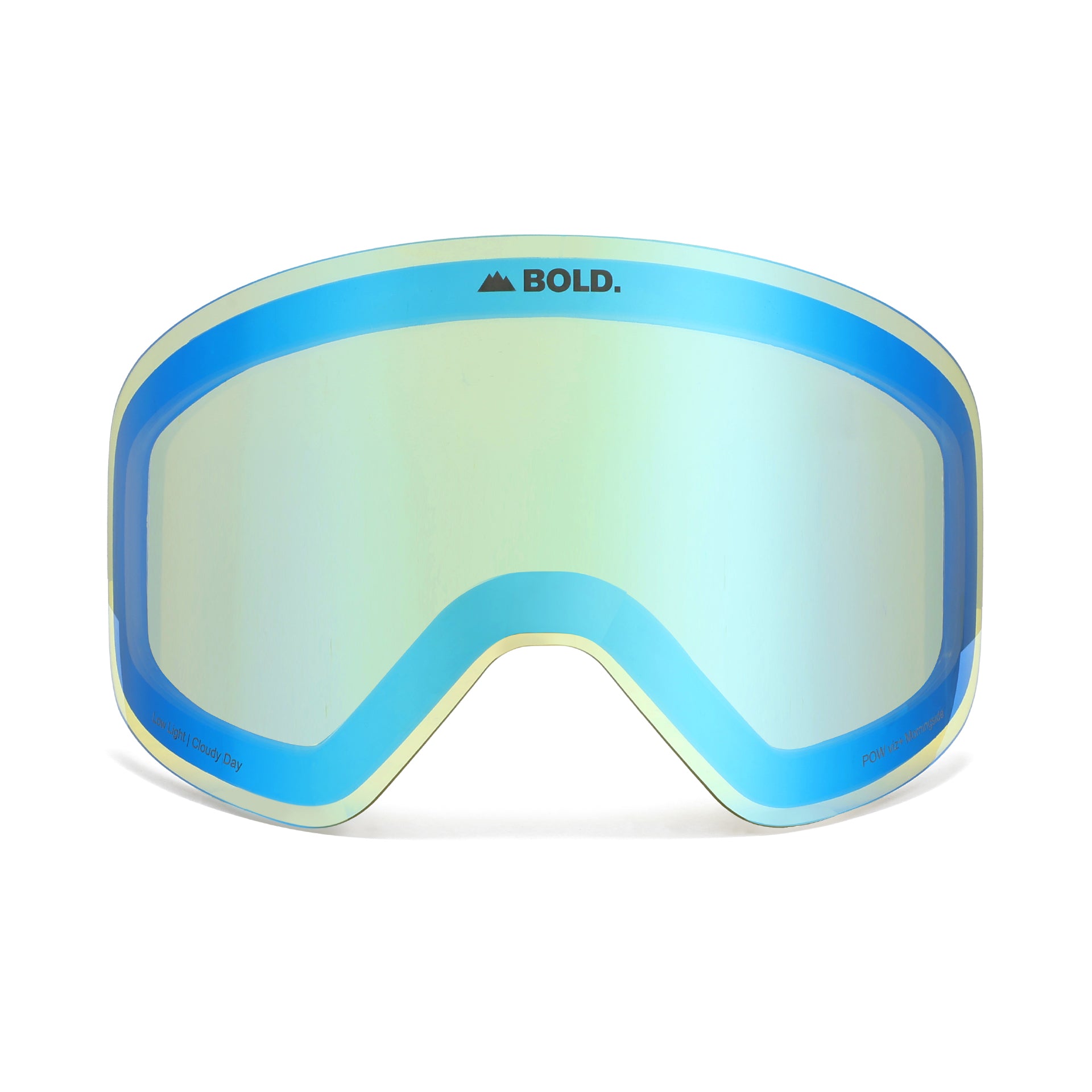 ski goggles for cloudy days Morningside Max Arctic Glow Lens | Wide Fit
