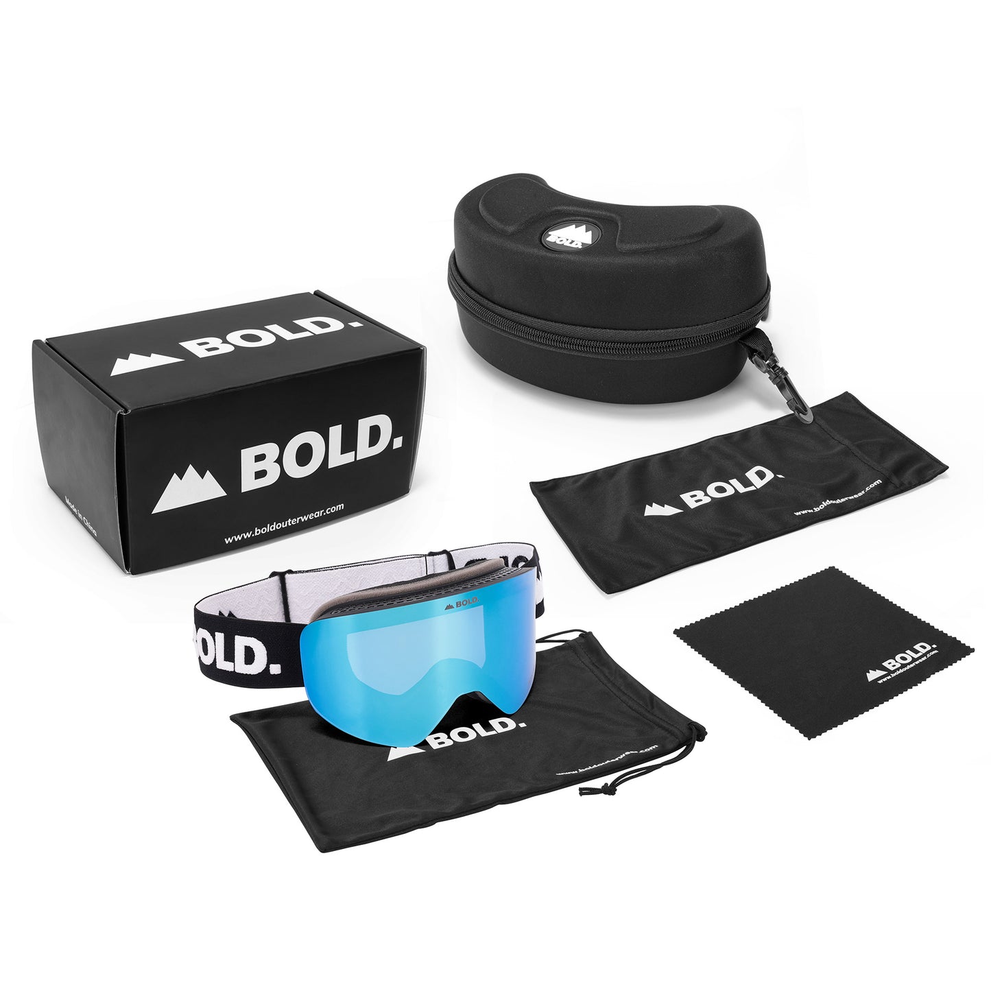 Morningside Ski Goggle Package w/ Bonus Lens & Hard Case