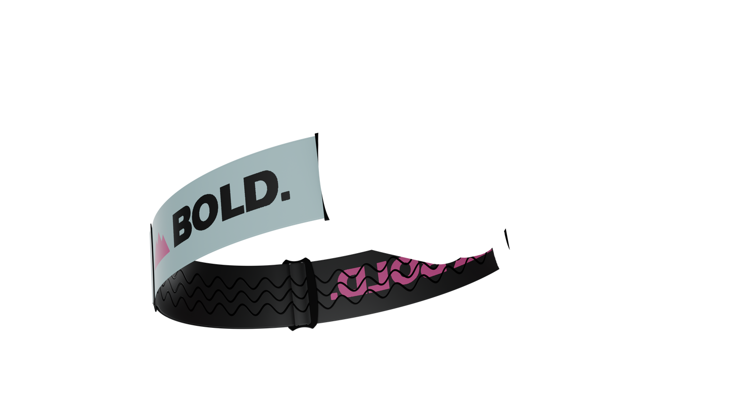 Teal & Pink Ski Goggle Strap