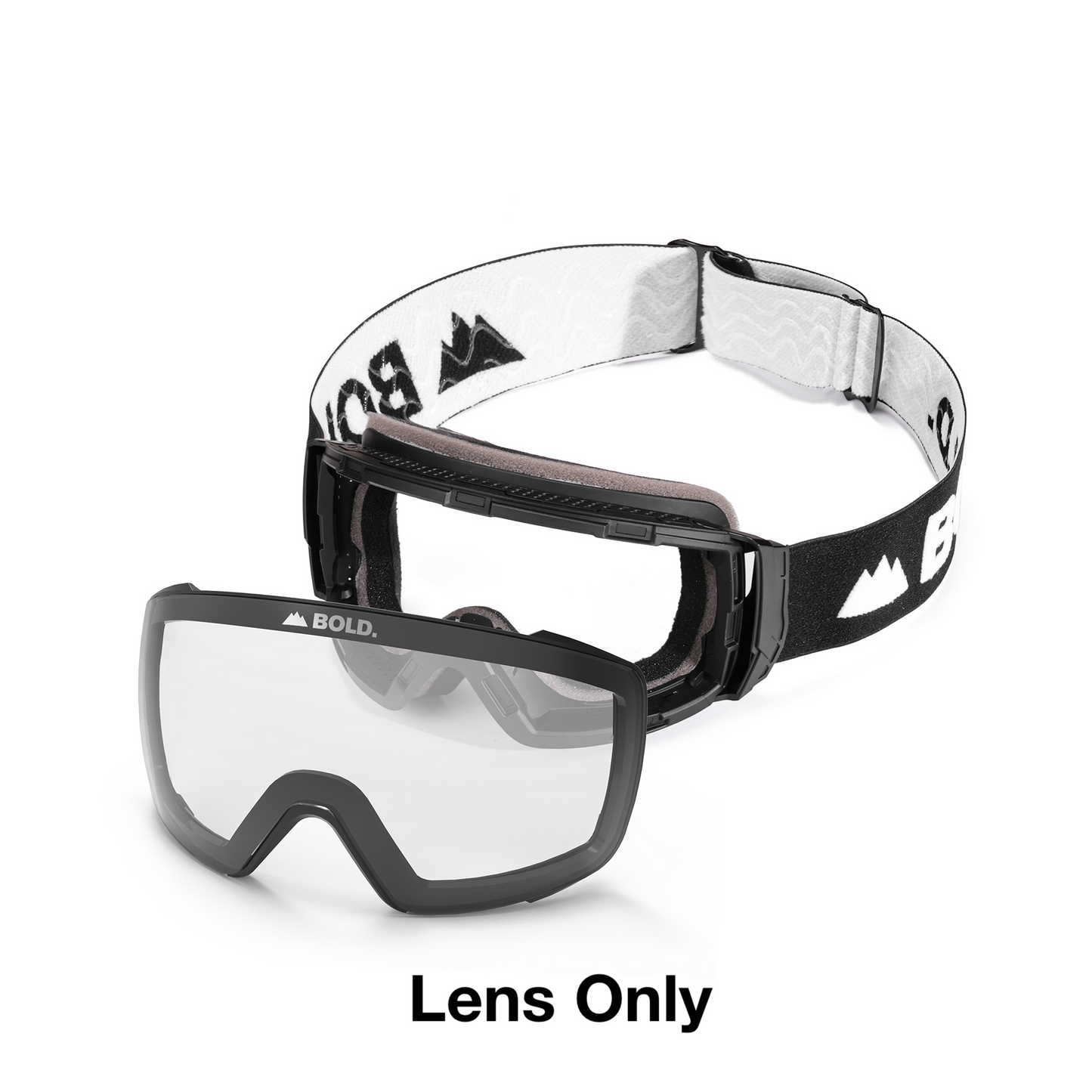 BOLD Rambler Clear Ski Goggle Lens