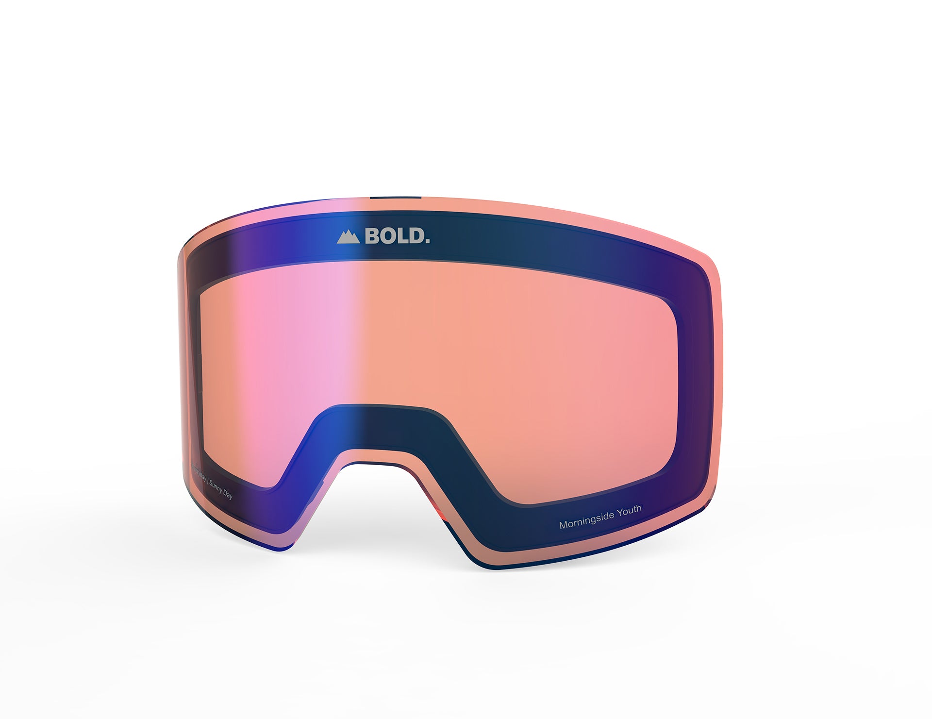 BOLD Morningside Youth Blue / Pink Ski Goggle Lens