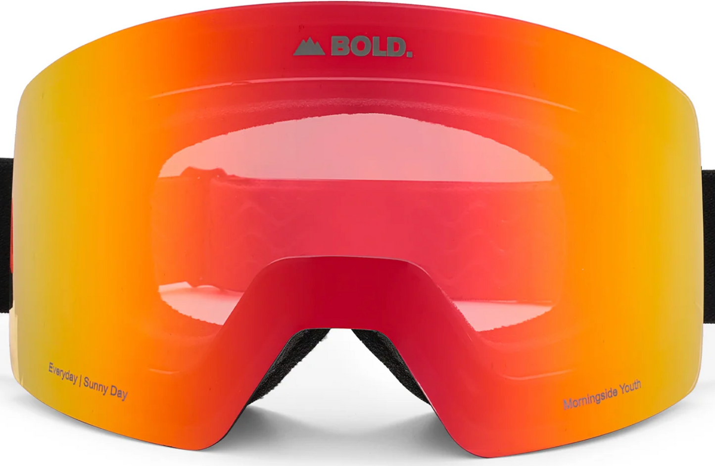 BOLD Morningside Youth Red / Black Ski Goggle Lens