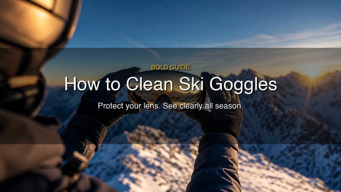 How to Clean Ski Goggles (Without Wrecking the Lens or Foam)