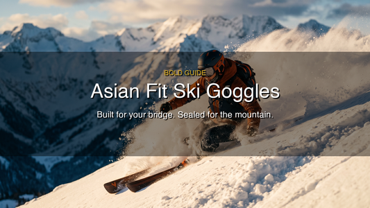 Asian Fit Ski Goggles: What They Are and Why the Right Fit Actually Matters