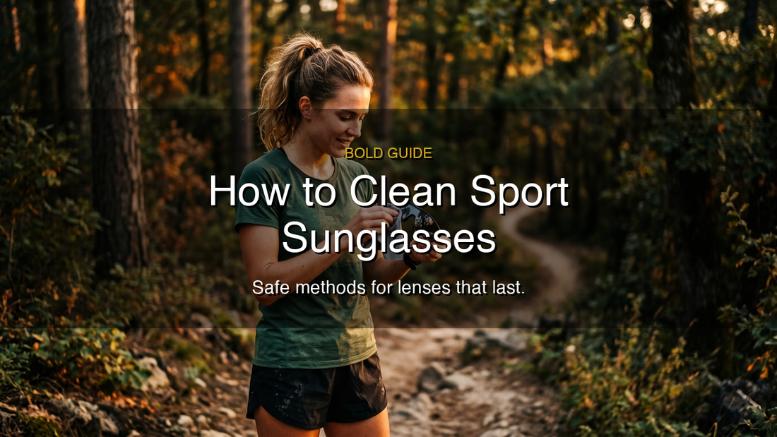 How to Clean Sport Sunglasses (Without Scratching the Lens or Coating)