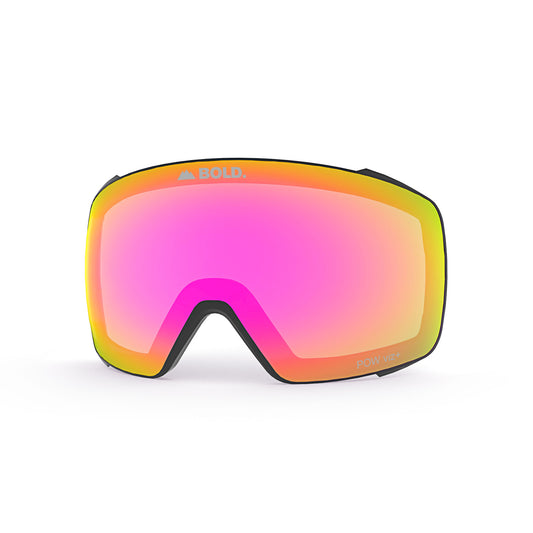 BOLD Rambler Cherry Pink Ski Goggle Lens