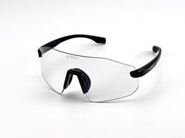 BOLD Emerald photochromic sunglasses — clear lens in shade and overcast