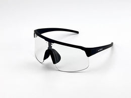 BOLD Zippy photochromic sunglasses — clear lens in shade and overcast