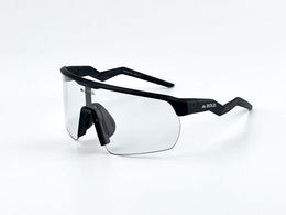 BOLD Flash photochromic sunglasses — clear lens in shade and overcast