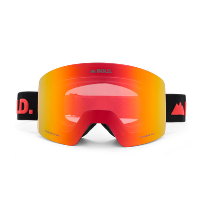 BOLD Youth Boy Morningside Magnetic Ski Goggle Package w/ Bonus Lens - front view