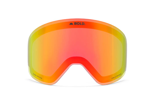 BOLD Morningside Max Replacement Lens - Crimson Steel