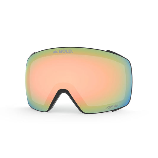 BOLD Rambler Rose Silver Ski Goggle Lens