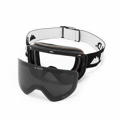 Morningside AutoTint Photochromic Ski Goggle Package w/ Bonus Lens & Hard Case