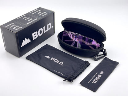 Run Rabbit Run 100 x BOLD Glow Photochromic Sunglasses Purple – detail view