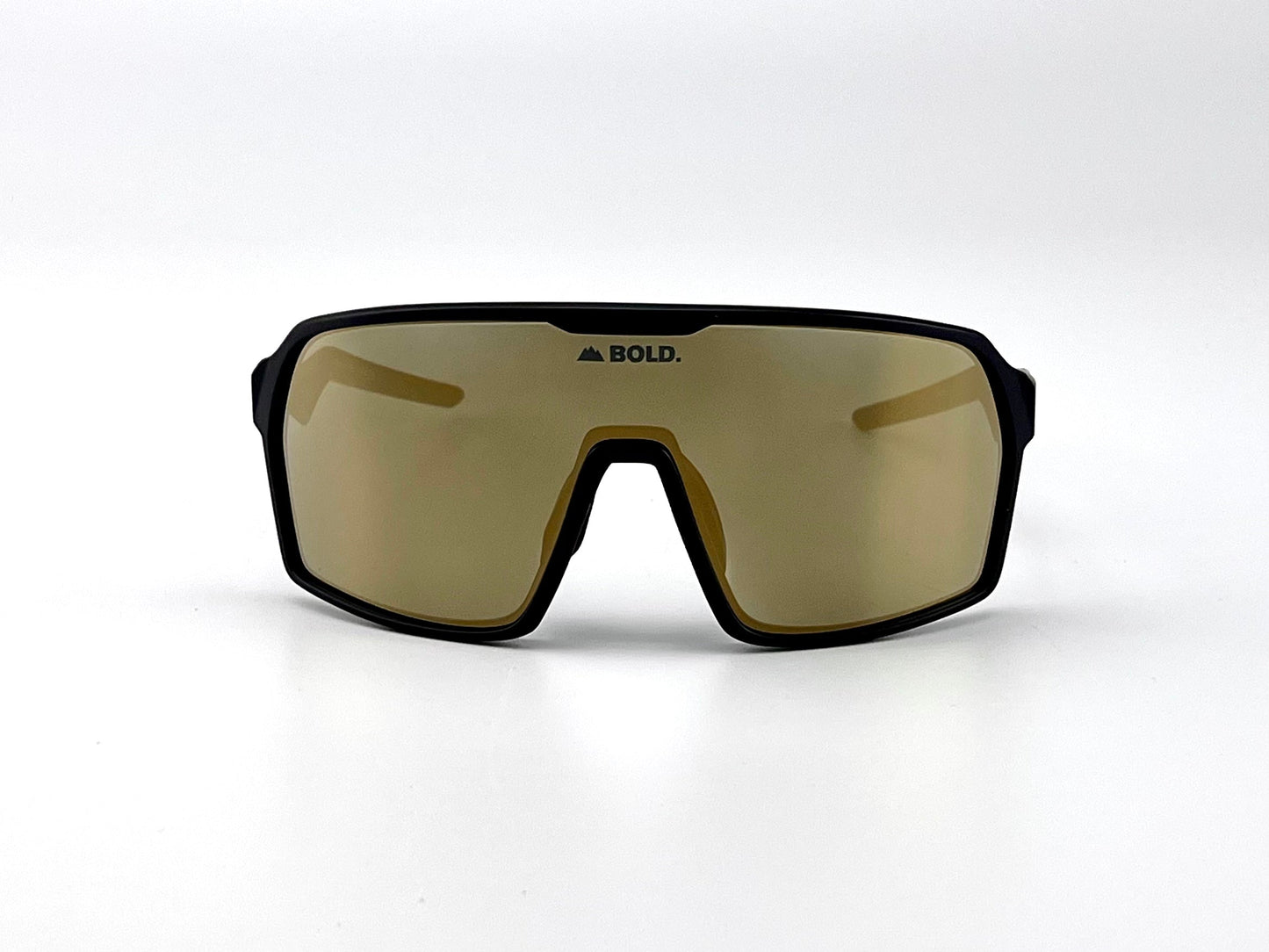 Run Rabbit Run 100 x BOLD Glow Photochromic Sunglasses Black/Gold – front view