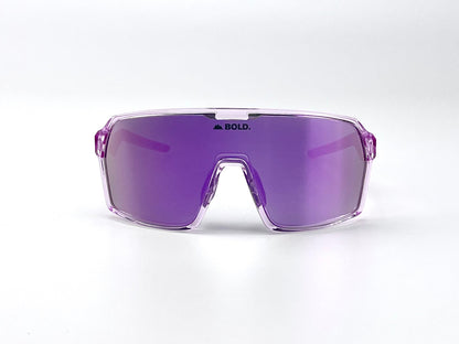 Run Rabbit Run 100 x BOLD Glow Photochromic Sunglasses Purple – front view