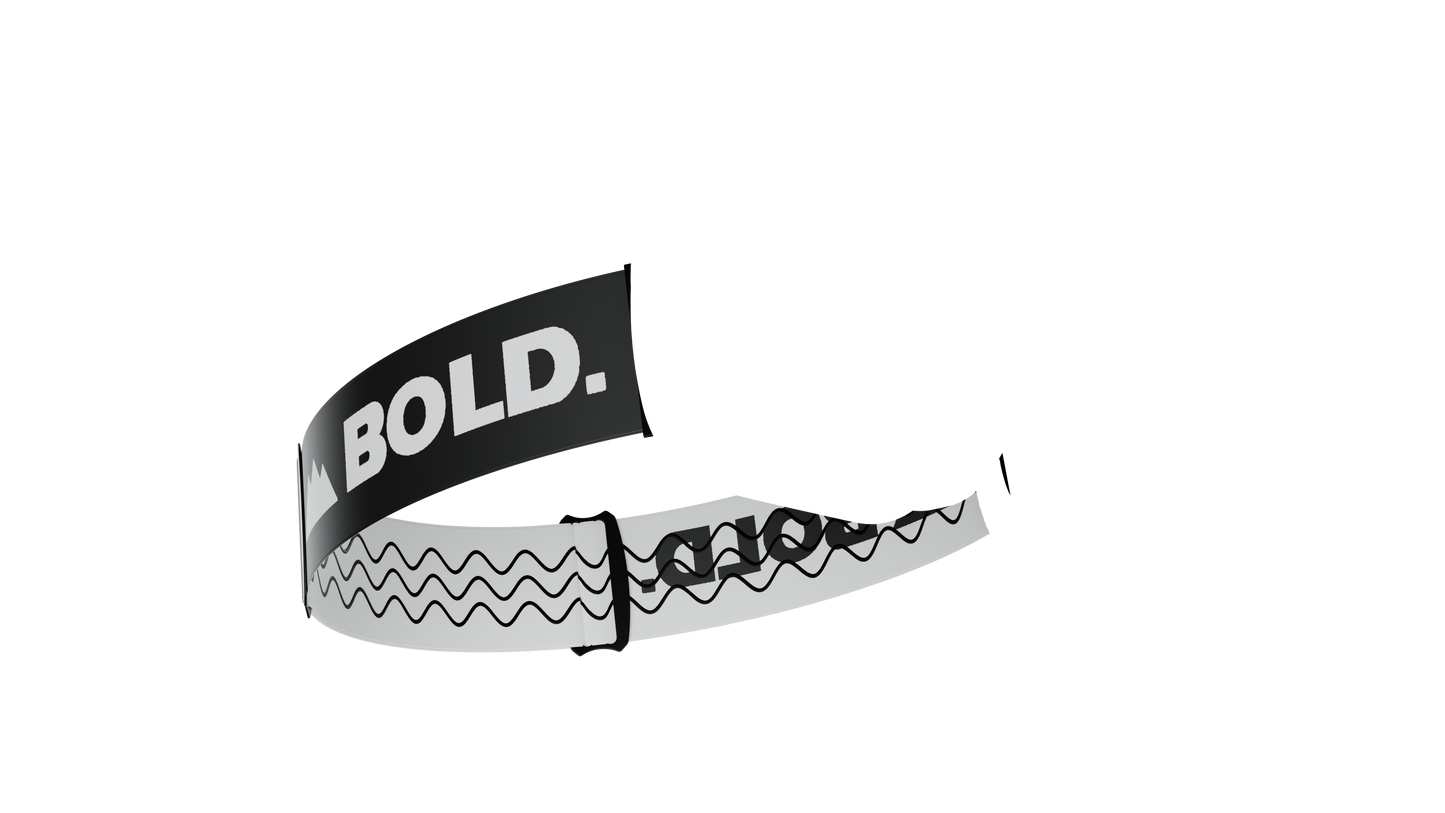 Black & White Ski Goggle Strap