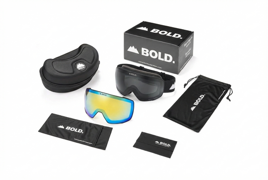 Rambler AutoTint Photochromic Ski Goggle Package w/ Bonus Lens & Hard Case