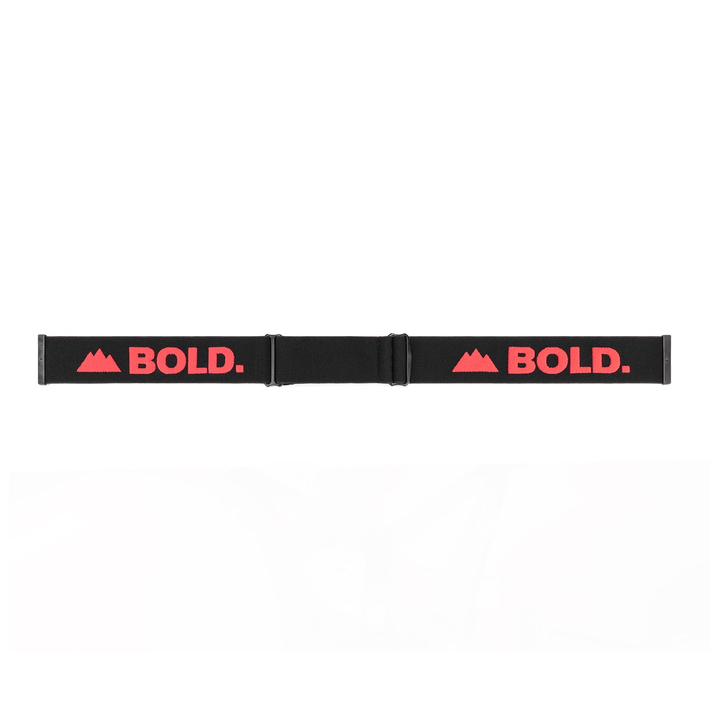 Black & Red Ski Goggle Strap